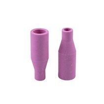 용접 노즐 팁 5pcs mb15ak migmag 가스 세라믹 유로 스타일 건 토치 용 실드 컵, 없음