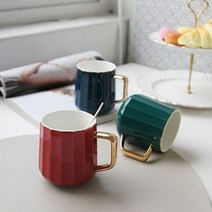 펜타 골드 머그컵 1p-3color, 레드