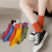 오너클랜 키밍 사계절 컬러삭스 데일코디 단색양말 가을겨울_W798E45