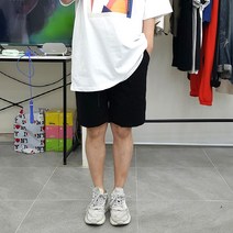 희상장 남자 여름 스판 절개 컷팅 밴딩 반바지