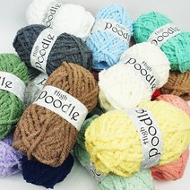 니트펫 / 하이 푸들(High Poodle) /10 + 1 행사 / 수면실 부드러운실 담요실 목도리실 푸들실 뜨개실 털실 / - 구매 금액대별 사은품 증정, 01. 옐로우