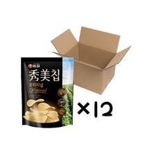 (라니랜드)농심 감자스낵 과자 수미칩 오리지널 한박스 12봉지 대량구매