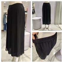 올리비아로렌 세련된 플리츠 주름 포인트 쉬폰 뒷밴딩 와이드 팬츠 nc청주점 vocdlxm5321