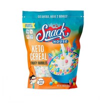 스낵 하우스 키토 시리얼 프루티 러블스 189g Snacks House Keto Cereal Fruity Rubbles