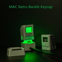 애플 레트로 키캡 매킨토시 키보드 기계식 키보드 커스텀, MAC, ESC 및 탭 키