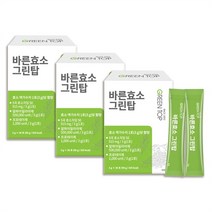 굿소일 바른효소 그린탑 알파아밀라아제 포함 30포 3박스 (7754755), 속 편한 하루를 위한 효소 습관