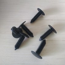 자동 패스너 6mm 구멍 플라스틱 리벳 엔진 커버 범퍼 후드 펜더 스플래시 가드 리테이너 클립 자동차 도어 트림 패널 클립, 20 pieces