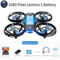 드론 V8 미니 4K 1080P HD 카메라 WiFi Fpv 기압 높이 유지 공 1종, 1080P 카메라 1B