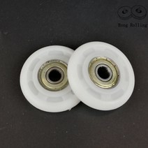 6368mm 슬라이딩 휠롤러도르래 베어링 626zz 보어 6mm 직경 36mm 창 옷장 서랍 10 개몫, 없음
