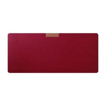 60x30cm 펠트 마우스 패드 게임용 테이블 매트 사무실 홈 스쿨용 소프트 접이식 노트북 키보드 매트 미끄럼 방지, 와인 레드