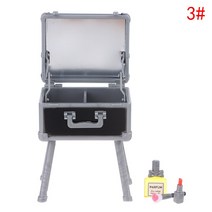 음식모형제작 미니어처 DIY 1:12 인형집 미니 화장대 화장품 립스틱 향수 에어 쿠션 거울 홀더 포함 가구 장식 플레이 하우스 장난감 상품 1 세트, 03 C