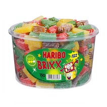 하리보 브릭스 사우어 사워 신맛 벽돌 독일 구미 젤리 1.2kg 대용량 통