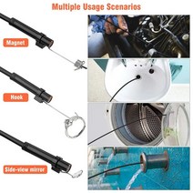 배관내시경 5.5mm 미니 내시경 카메라 IP67 방수 마이크로 USB 검사 Borescope 7mm 6led 조정 가능 전화 pc, 01 1m_02 7mm