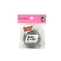 스카치브라이트 베이직 철 수세미, 1개입, 8개