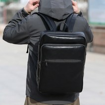 [담앤드솜 가죽 모던 백팩] 가죽 남성 여성 남자 여자 직장인 레더 여행 여행용 가방 40대 50대 60대 백 배낭