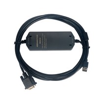 PLC 케이블 amsamotion s7-200 plc 프로그래밍 케이블 산업 등급 3db30 usb ppi 지원 smart st sr 7001000 tp177a hmi 터치, 금도금 버전, 4.5m