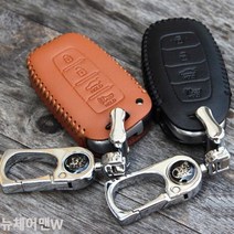 [고객만족] 뉴체어맨W 스마트키케이스 천연가죽 키홀더 스마트키케이스 키지갑 스마트키홀더 Bellos^^&&^^+++, bellos HLR-108-브라운