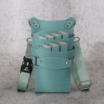 미용 가위집 가방 케이스 허리 미용학원 도구 애견샵, 퍼플 7 나이프 슬롯 허리 가방