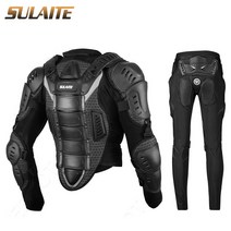 오토바이자켓 오토바이조끼 바이크자켓 바람막이 오토바이 자켓 바지 남성용 바디 바이오닉 아머 모토 크, No Neck Guard Set1