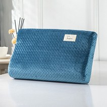 라텍스베개부드러운 벨벳 라텍스 베개 케이스 30*50cm/40*60cm 메모리 폼 베개 커버 베개 커버 가을 겨울, 02 royal blue_02 40x60cm