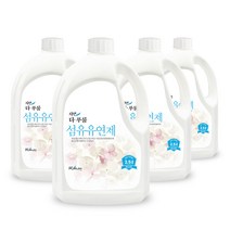 더푸룸 섬유유연제 에이프릴향, 4개, 2.5L
