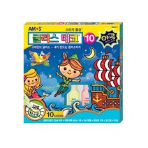 글라스데코 미술용품 스티커물감 만들기 10번 10색 스테인드 글라스, 쿠팡 본상품선택