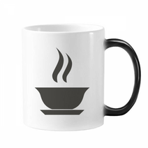 뜨 거 운 차 도자기 도안 변색 머 그 컵 변형 열 민 컵 손잡이 350 ml 선물, DIYthinker