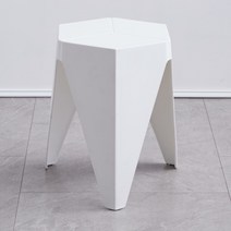 wuli nordic style creative modern shoe replacement bench footstool 강화 두꺼운 플라스틱 small stoolwaiting lo, 하얀