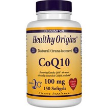 헬시오리진스 CoQ10 100mg 소프트젤 글루텐 프리 무설탕, 150개입, 1개