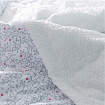 아사면100% 60수 시어서커 차렵이불 플라워 시원한 컬러 간절기 여름 이부자리, 그레이, 릴리 여름이불 SS(160x210)