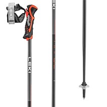 Leki LEKI 레키 에어포일 3D 스키폴 2024, Black/Red, 48 in