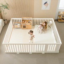 꿈비 252x140 플러스 하이가드 베이비룸 세트 (일반매트 + 가드12p)