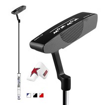 골프 퍼터 골프연습용 일자형 골프채 3컬러, 블랙2.0