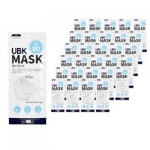 UBK 황사 마스크 대형 KF80, 10개입, 10개, 화이트