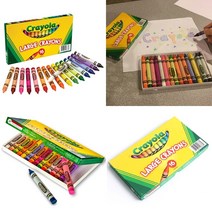 어린이 굵은크레용16색 유아물감놀이 엄마표미술놀이 크레욜라크레용