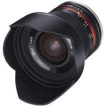 samyang 단초점 광각 렌즈 12mm f2.0 블랙 캐논 eos m 용 aps-c 용, 소니 αe, 단품
