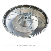 돼지 먹이통 스텐레스 여물통 축사 소 말 닭 농, 3 고정 가능 50cm x 8칸