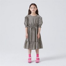 셀러허브 1 셀덴 SH02 지짐이원단 스모킹 퍼프 원피스 EDOW22559
