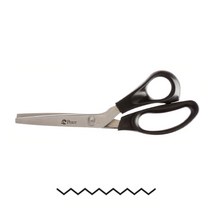 평화 핑킹 가위 100/톱니 모양 가위/전문가용