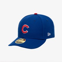 [백화점매장 정품출고] 뉴에라 야구모자 볼캡MLB 에센틱 시카고 컵스 게임 로우 프로파일 사이즈캡 라이트 로얄70360640