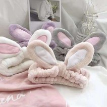 토깽이 헤어밴드 머리띠 토깽이머리띠 세안머리띠, 스카이블루다다몰