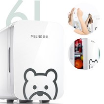 MeiLing 집 차량 사무실 공용 소형 냉장고 화장품 기숙사 원룸 캠핑, 10L 테크놀로지