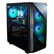 갤럭시 갤라즈 GALAX EX-01 ARGB 메쉬 강화유리 PC케이스, 블랙