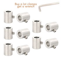 계단 데크 우드 포스트 용 육각 그럽 나사 볼트 버클이있는 5/32 