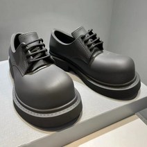 청키메리제인 통굽메리제인 메리제인힐 런웨이 스타일 빅 헤드 더비 신발 봄 영국 가죽 신발 디자이너 레