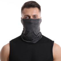 투포디 카모 자외선 차단 넥워머 목토시, 차콜