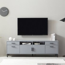 라벨라F 데이린 1600 양문 서랍 TV 거실장 (착불), 민트그레이