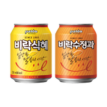 비락식혜 238ml 15캔+수정과 238ml 15캔 총30캔, 단품
