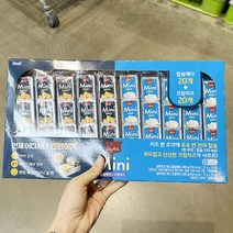 일반포장 상하치즈 mini 체다 크림치즈 48g x 10, 단품
