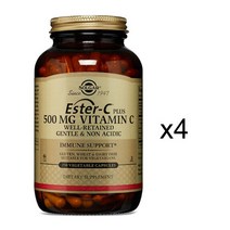 SOLGAR 에스터 씨 500mg 비타민C Ester-C plus 250정 4병